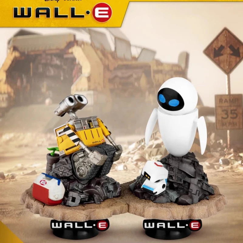 

Pixar Genuine Robot Walle And Eve Action Figure New Year Gift Collection Medal Anime Peripherals For Children