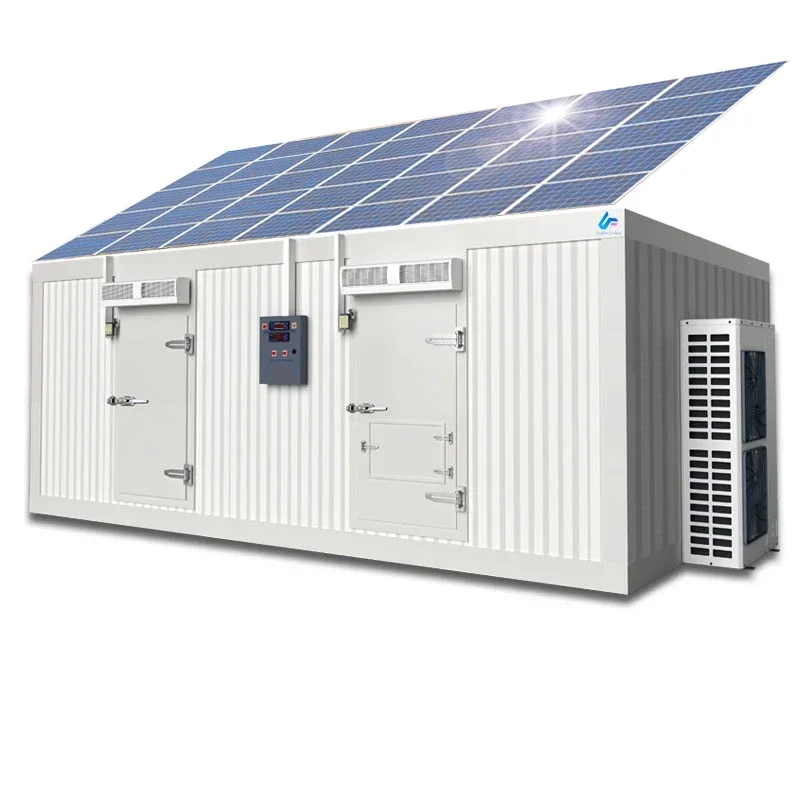 20ft Mobile Container Best Solar Power Cold Storage Room for Fish Meat Vegetable Ice Store