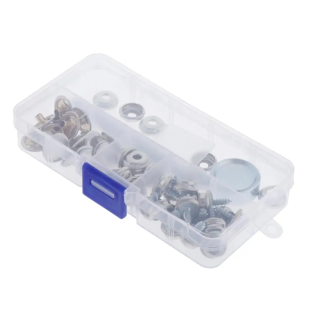 

Marine Copper Boat Cover Canvas Snap Button Fastening Kit Heavy Duty Upholstery Screw Snaps Accessories for Boat Tarpaulin