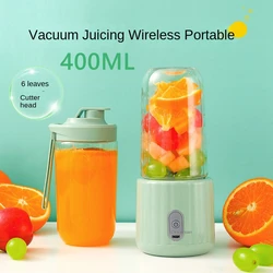 Double Cup Multifunction USB Fruit Mixers, Espremedor elétrico portátil, Liquidificador, Espremedor de frutas, Copo, Milkshake Food, Juice Maker