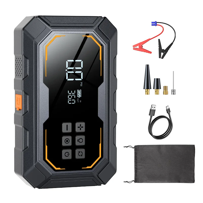Car Emergency Start Power Supply Inflation Pump Integrated Machine Power Bank Power Bank Car Mounted Inflation Pump