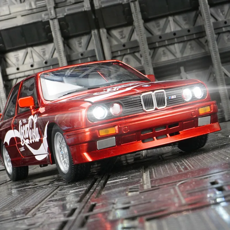 1:24 Simulation M3 E30 Coca Cola Coated Alloy Car Model 1988 Recommended  Toy