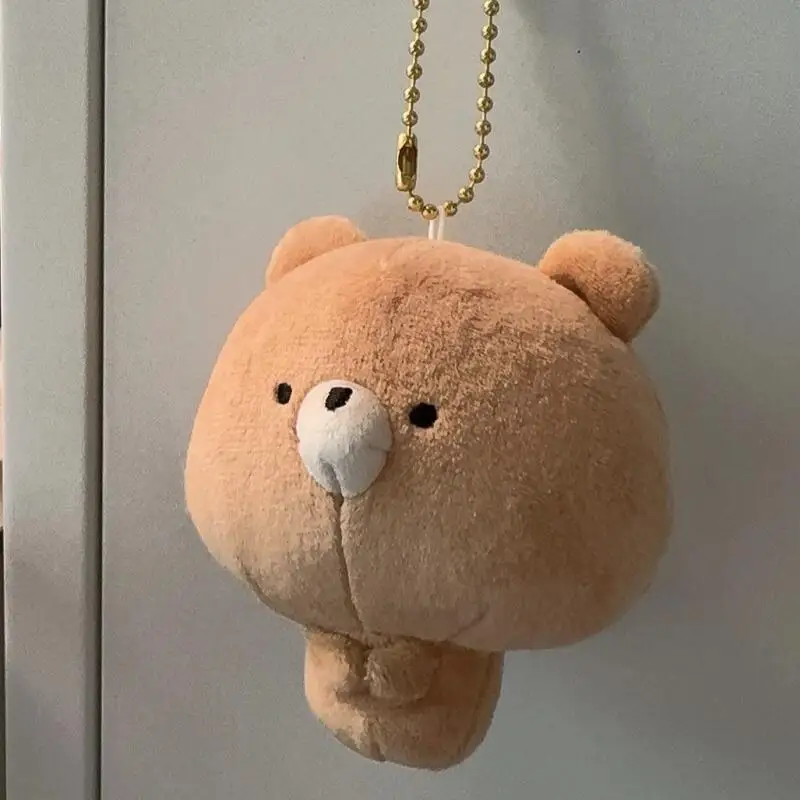 Japanese Anime Merchandise Rilakkuma Small Eye Plush Doll Car Keychain Decorat Backpack Hanging Ornament Classmate Birthday Gift