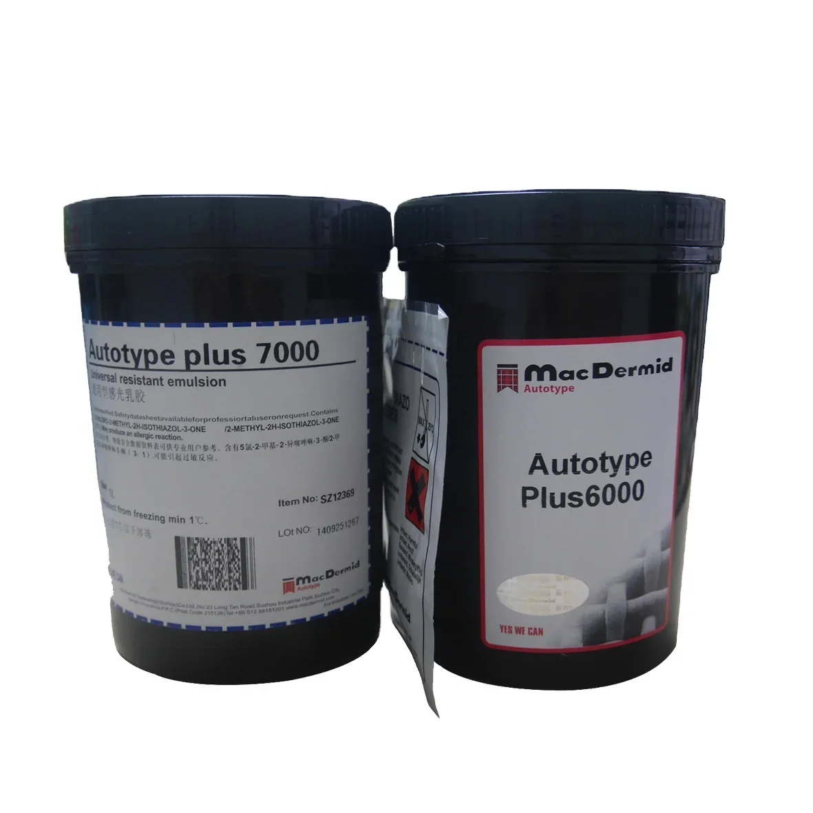 For Screen printing photo emulsion solvent UV ink use autotype plus 2000 diazo emulsion