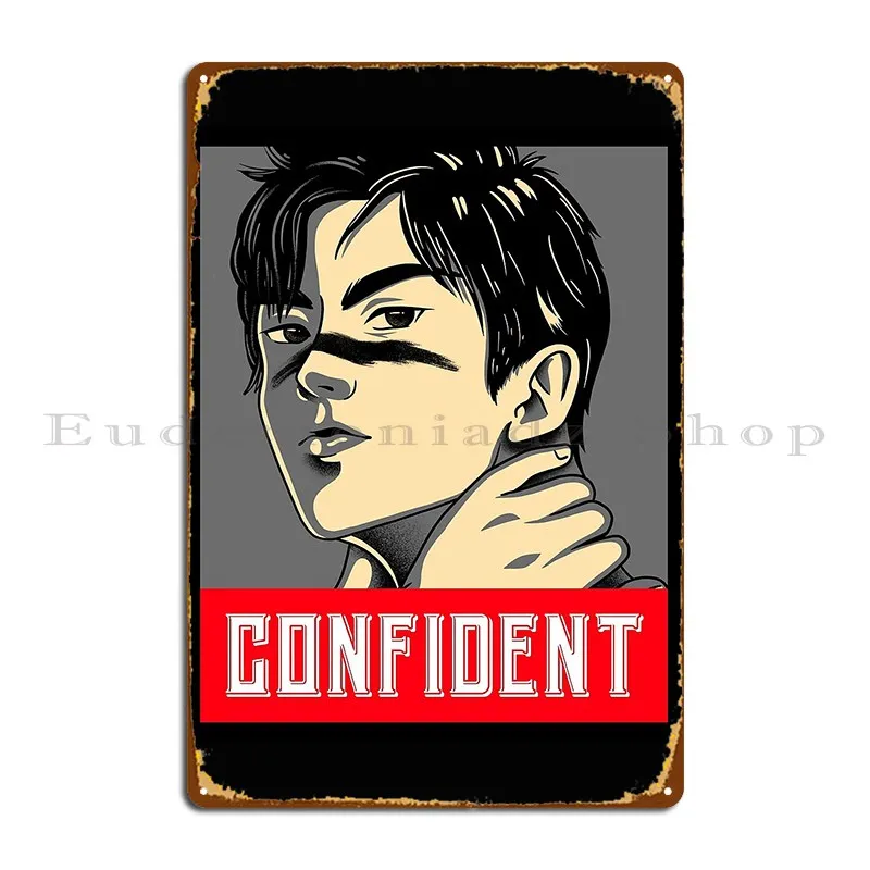 Anime Confident Saige17 Metal Sign Iron Club Customize Party Wall Decor Tin Sign Poster