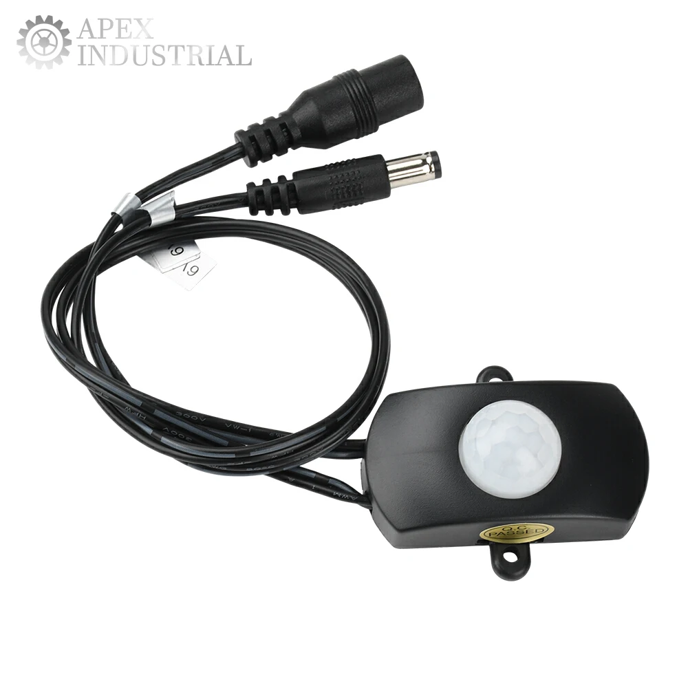 

1Pc DC 5-24V 5A Mini Auto PIR Infrared Motion LED Light Strip Sensor Detector Switch Home Lighting 140 Degree Sensor switch