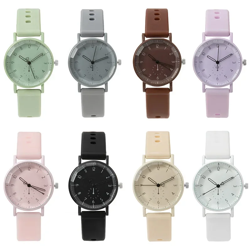 Minimalist Digital Women Sports Watches Fashion New Silicone Strap Ladies Quartz Watches Casual Dress Clock Wristwatches