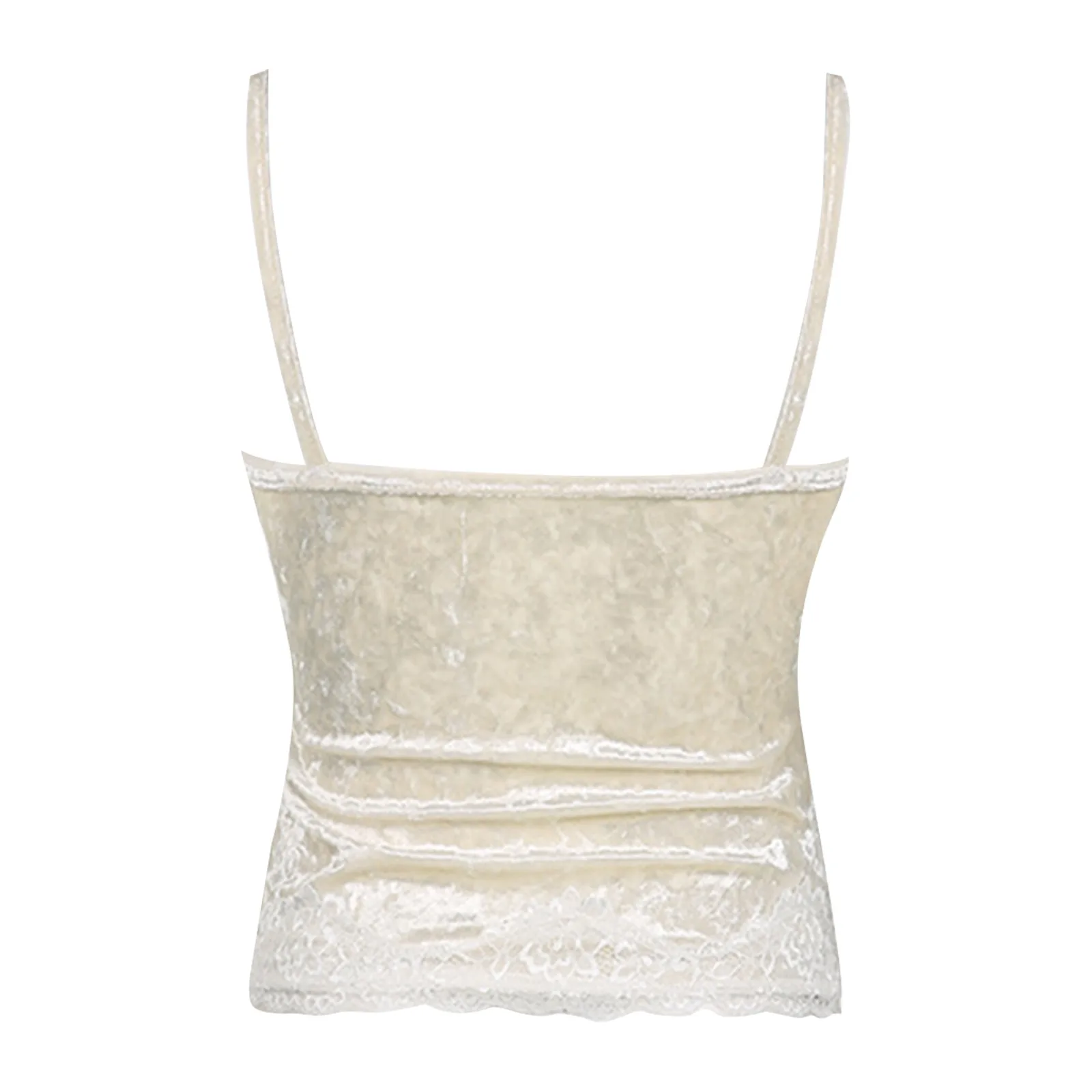 قمصان نسائية مثيرة بحمالات رفيعة بدون أكمام سترات نسائية برقبة على شكل حرف v كاميس دانتيل مرقع ملابس كلاسيكية ضيقة