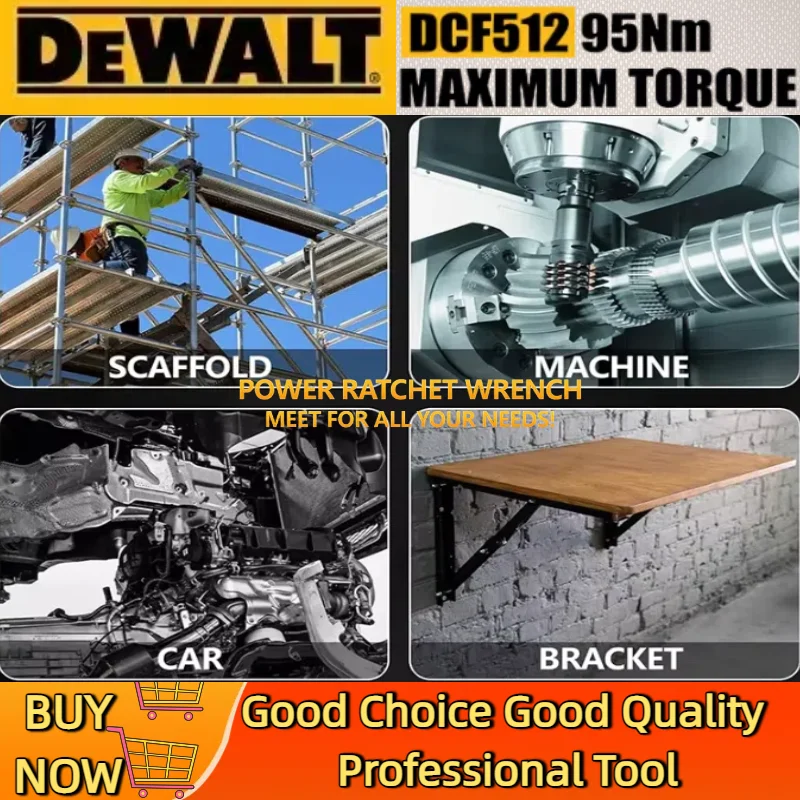 ديوالت DCF512 1/2 بوصة فرش السقاطة الزاوية اليمنى وجع LED سائق لاسلكي متغير السرعة مفتاح الطاقة 20 فولت أدوات كهربائية