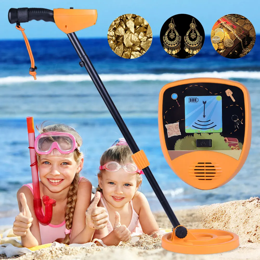 Underground Metal Detector MD-1015 LCD Digital Display Hunter Detecting Gold Silver Jewelry Digger Treasure Finders Lightweight