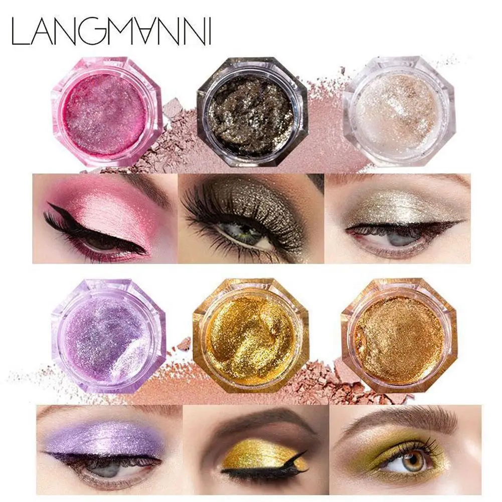 Diamond Eye Shadow Palette Prachtige glitter oogschaduw Glanzende glanzende markeerstift Shadow Shimmer Girl Eyes Makeup