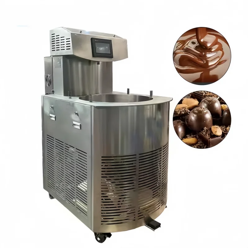 Small Coating Melt Price Chocolate Temper Machine Industrial Continuous Multifunctional Mini Automatic