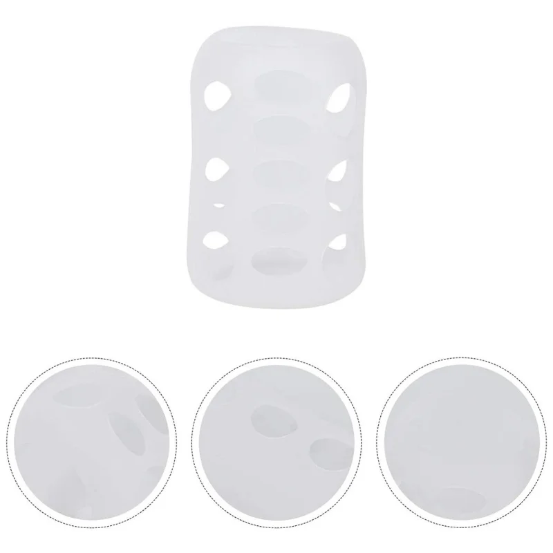 3Pcs Baby Feeding Bottle Cover Silicone Milk Bottle Protective Case Anti Drop Sleeve For Home Travel