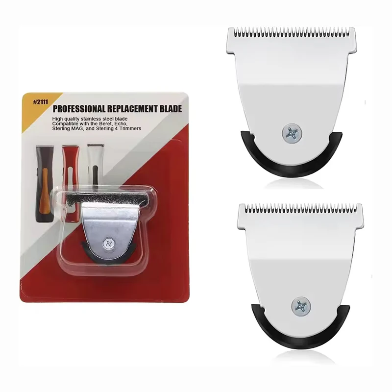 2pack Professional Replacement Blade 2111 Compatible with Wahl Beret, Echo, Sterling Mag, Sterling 4 Trimmers 8841/8143/8700