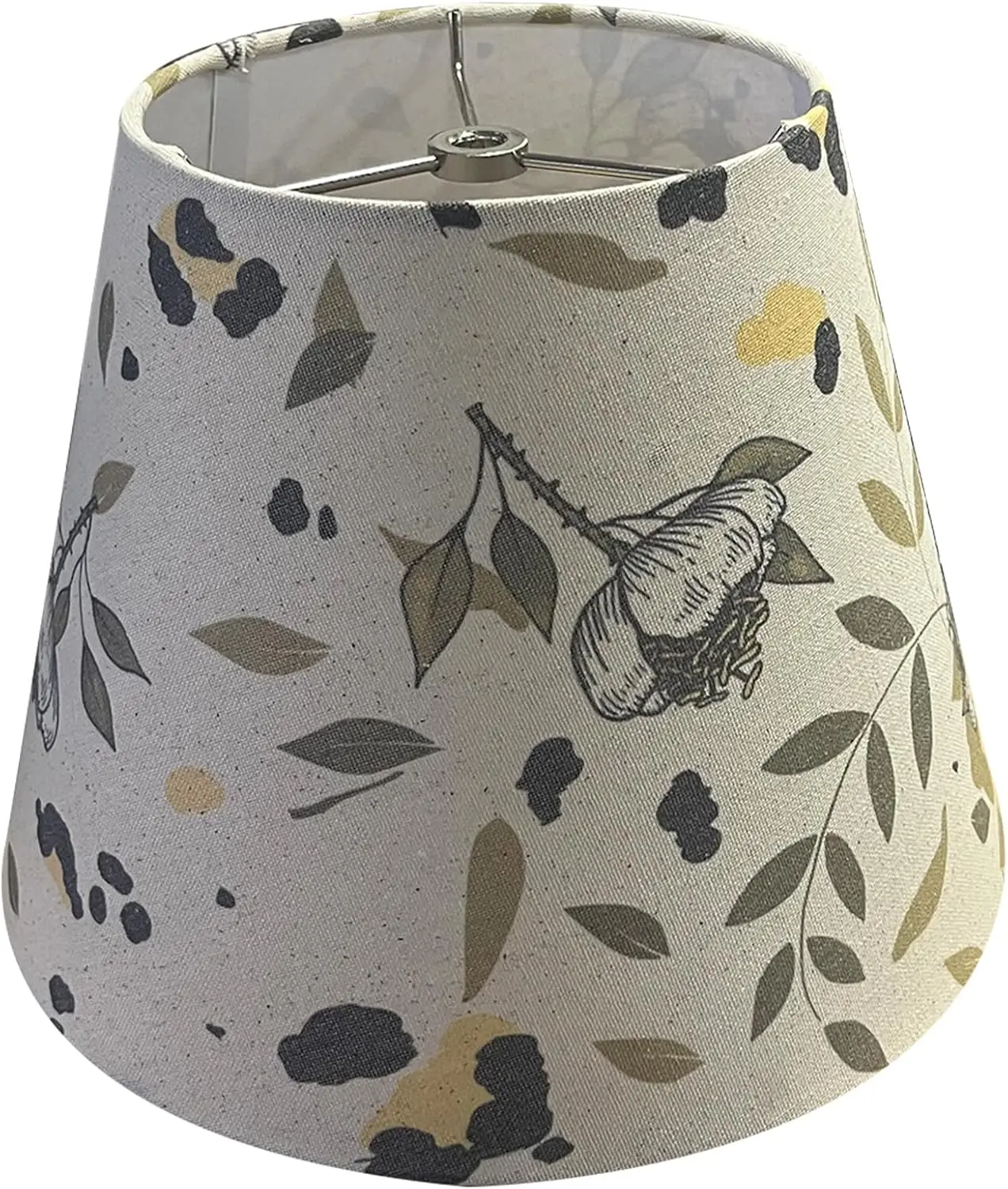 

Printed Floral Lampshades, 6"x10"x7.5" inches Small Lamp Shades for Table Lamps & Wall Lamps, Modern Bell Lampshade Repl
