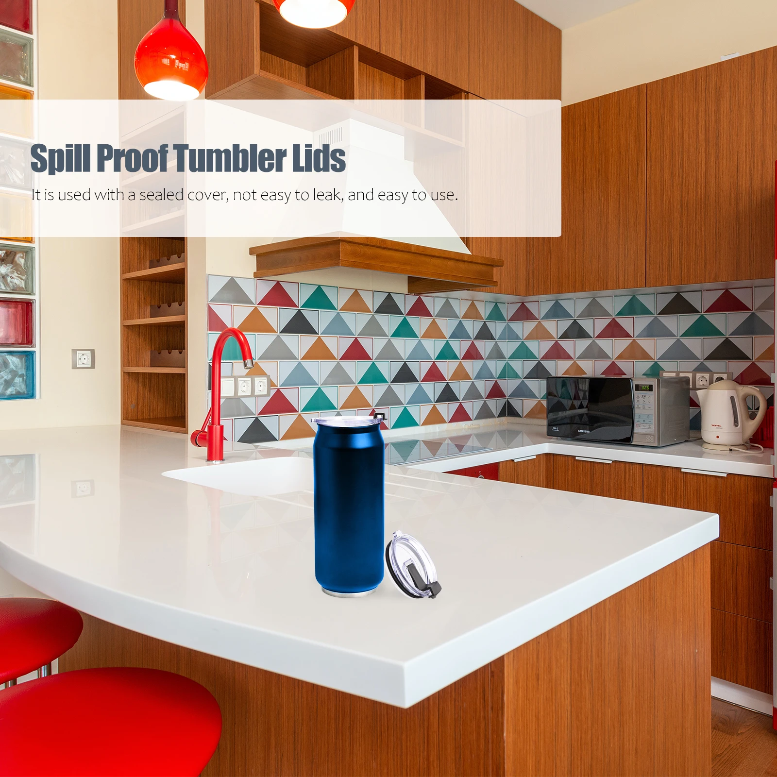 

3 шт., защищенные от разливов крышки для стаканов, раздвижная крышка, герметичная герметичная крышка, пищевые пластиковые крышки для стаканов с защитой от разливов