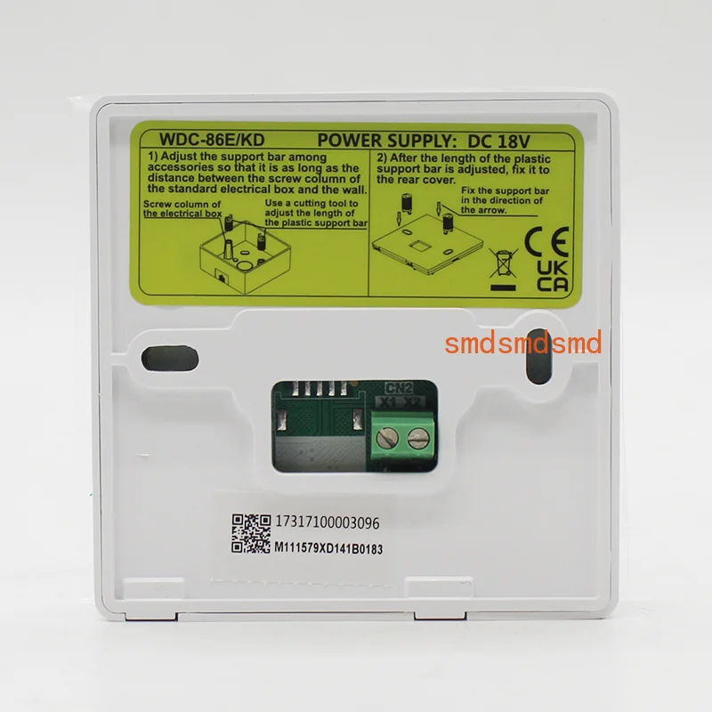 Remote Controller Assembly WDC-86E/KD KJR-86E/BFKD-E Part Number 17317100003096 For Midea Indoor Unit New And Original