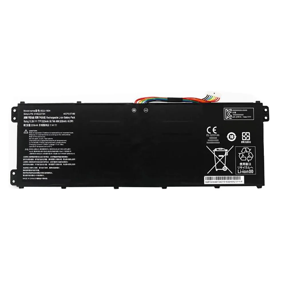 

Laptop Battery For LG SQU-1604 EAC63320801 916Q2272H 15U47 15U470 15U470-G 15U470-H 15U470-K H.AR5UL 15.28V 50.7Wh 3320mAh New