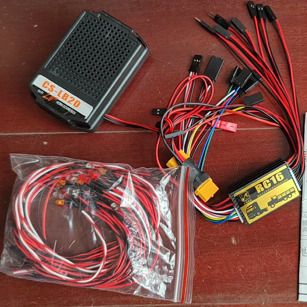 

1:14 RC Car Multi-sound Effects Sound Group Simulator for 1/14 Tamiya RC Truck SCANIA 770S VOLVO Mercedes-Benz ACTROS MAN Parts