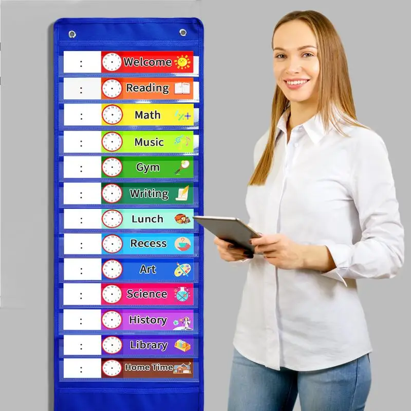 カレンダー掲示板教室カレンダー子供のための就学前カレンダー学校のオフィスホームの教育スケジュールチャート