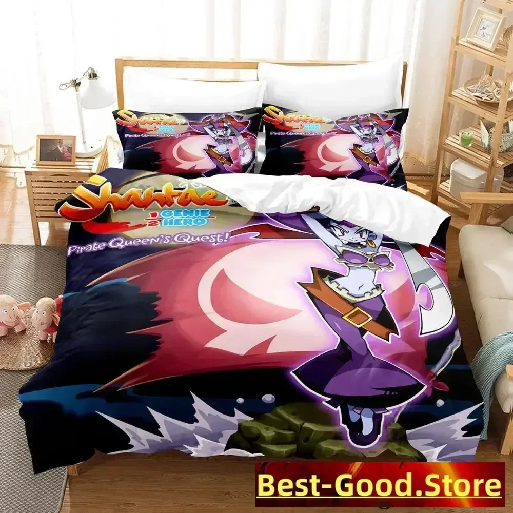 Комплект постельного белья Shantae Half-Genie Hero Single Twin Full Queen King Size, комплект постельного белья для взрослых и детей, комплекты пододеяльников для спальни, аниме-игры