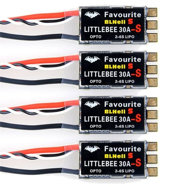 FVT LittleBee Little Bee BLHeli_S ESC DSHOT SPRING 20A ESC BLHeli S Geschwindigkeitsregler 2-4S für FPV Racing Drone – Detail 9