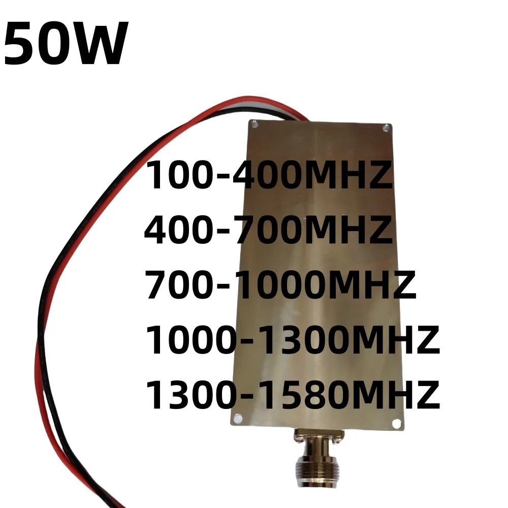 НОВЫЙ N 50 Вт 100-400 МГц 400-700 МГц 700-1000 МГц 1000-1300 МГц1300-1580 МГцZPOWER УСИЛИТЕЛЬ Модуль ГЕНЕРАТОРА NOISE