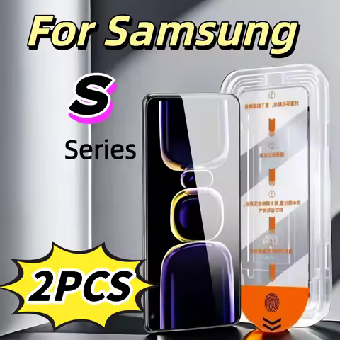 2PCS HD Tempered Glass Film For Samsung Galaxy S25 S24 Ultra S23 S22 S21 Plus Anti-Scratc