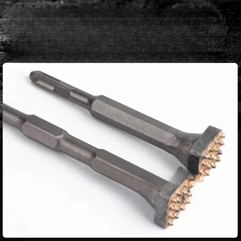 Flower hammer, Chisel head, Square handle, Electric hammer, Connected Alloy Chisel head, Impact drill, chisel, chisel, Drill Bit