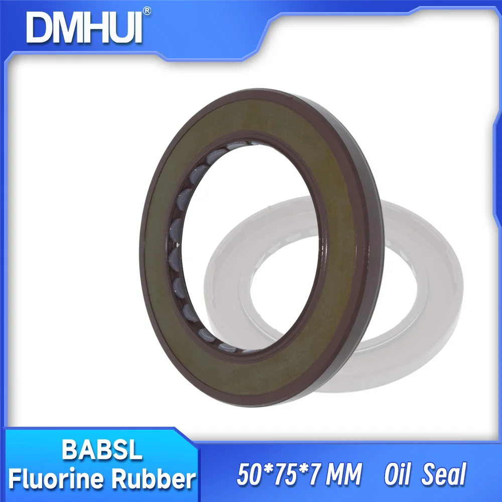 

DMHUI Hydraulic Pump Motor Seal Parts BABSL 50x75x7mm FKM Rubber High Quality ISO 9001:2008