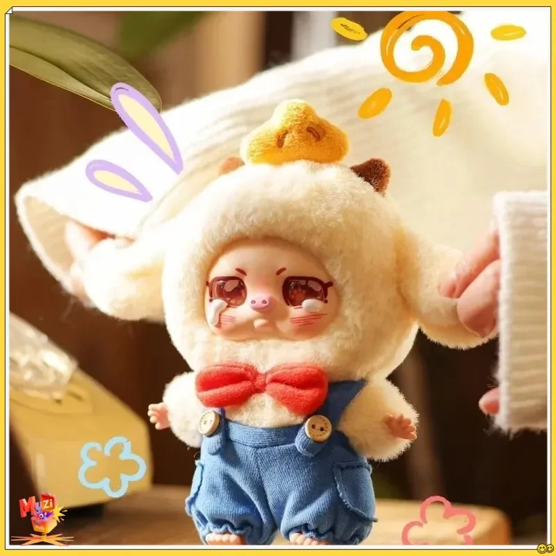 Genuine Baby Three Pig Sister Meng Chong College Blind Box Trend Toy Surrounding Ornaments Plush Pendants Collectible  Gift