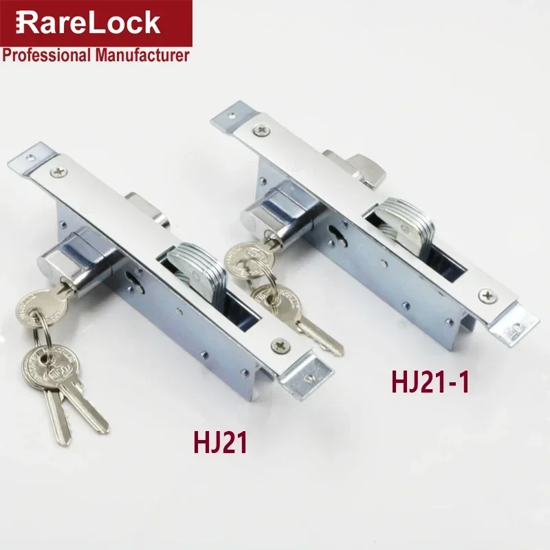 Sliding Door Lock with 3 keys for Bedroom Bathroom Accessory DIY Home Hardware Rarelock H