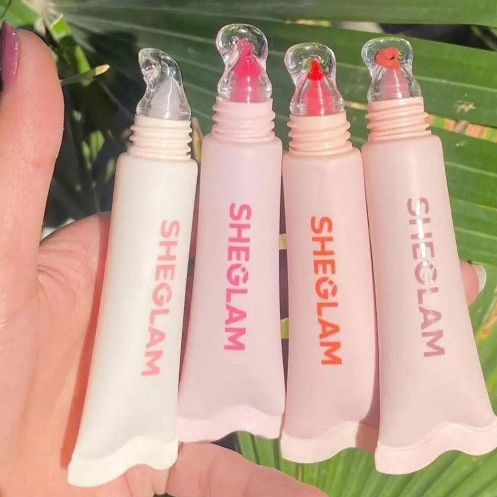 SHEGLAM Crystal Glaze Moisturizing Lip Care Canoy Lane Cocoa Cookie Strawberry Milk Melon Pop Lasting Mirror Lip Tint Beauty Lip