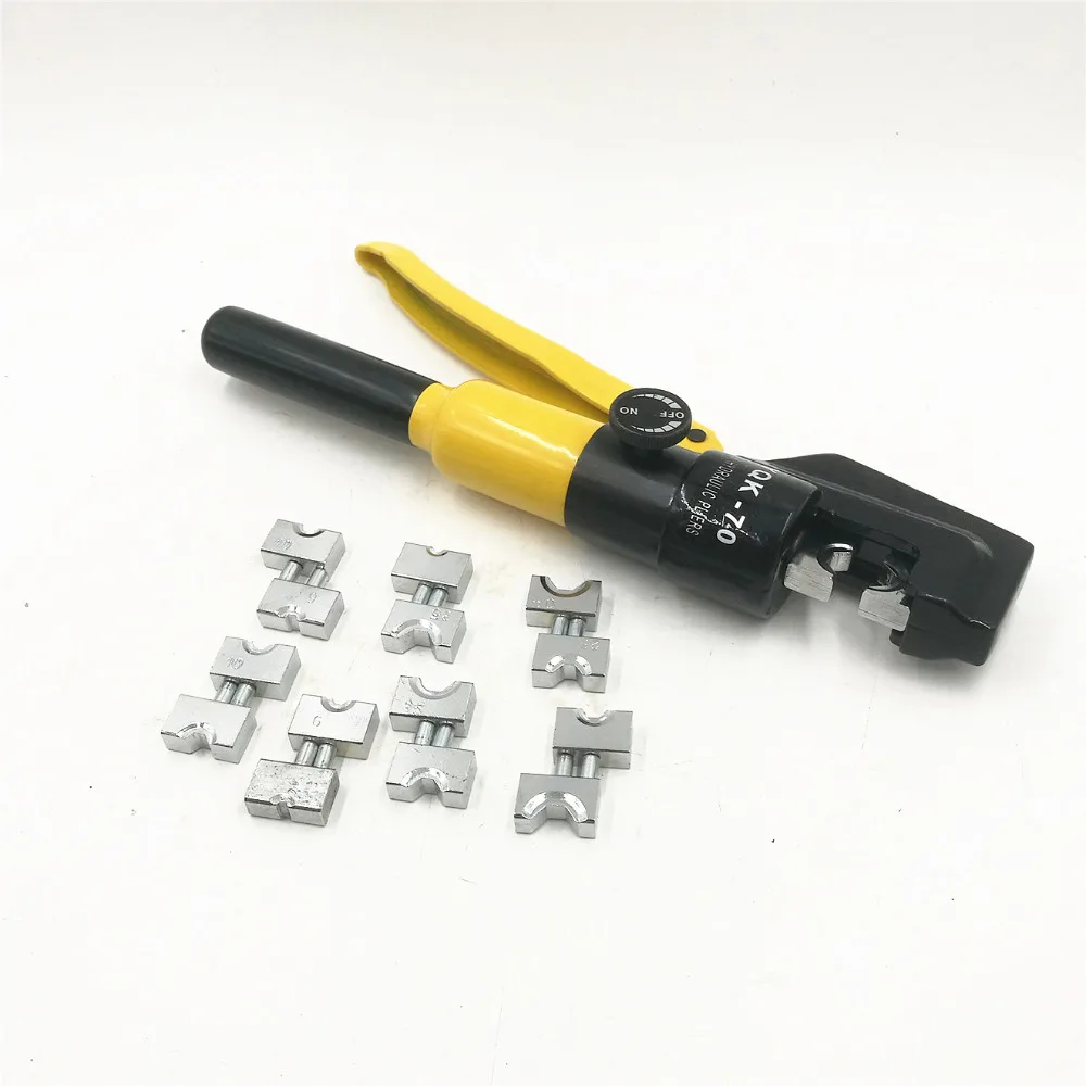 YQK-70 Range 4-70MM2 Pressure 5-6T Hydraulic Crimping Tool Hydraulic Crimping Plier Hydraulic Compression Tool