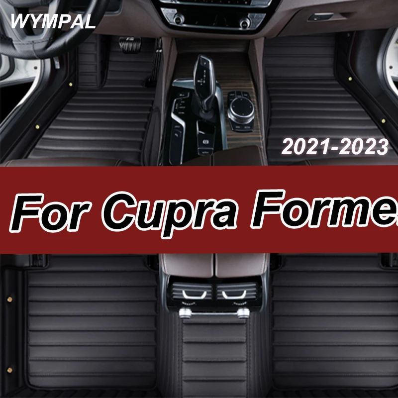 

LuxuryHybrid Vehicle Car Floor Mats For Cupra Formentor V25 2021 2022 2023 Leather Car Mats Floor Tapetes Para Carro Car Accesso