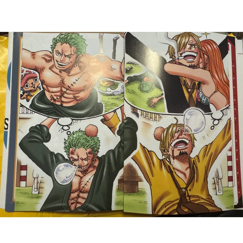 مجموعة واحدة من ملصقات المجلات الخاصة بالطبعة اليابانية ذات المجنحة المزدوجة لملصقات جبل سولون من King Koichiro Oda #2