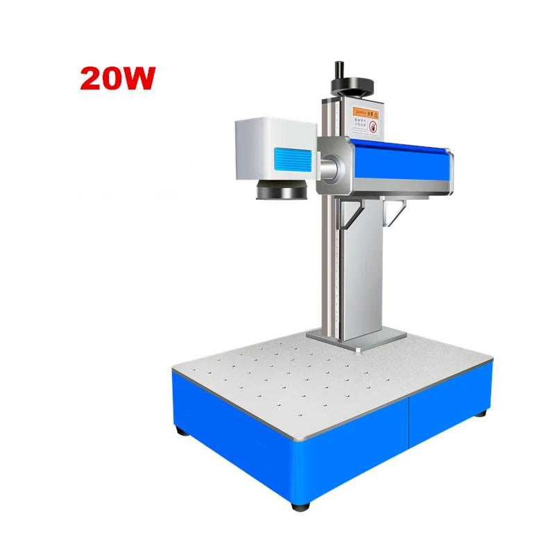 

Fiber Laser Marking Machine Raycus 20W 30W 50W Stainless Steel Engraver Metal Business Cards Cutting Silver with Rotary Axis