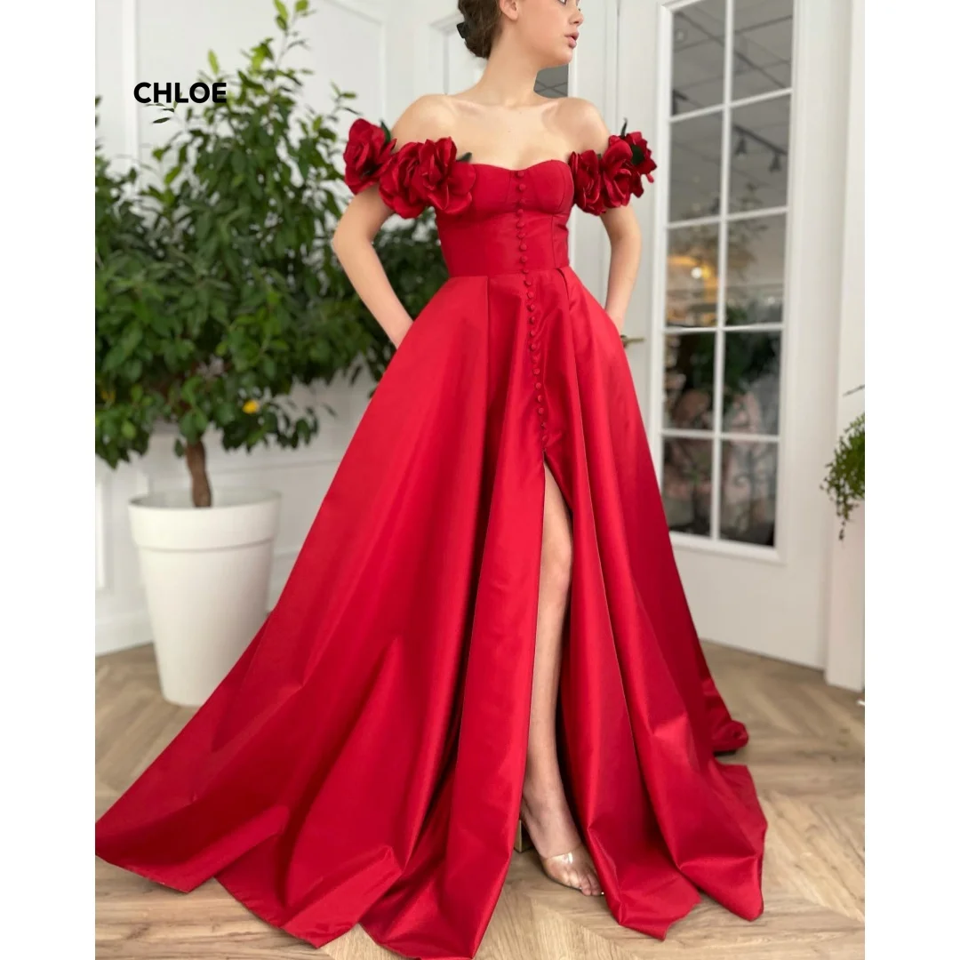 

Line A Luxurious Party Dress Woman 2025 Off the Shoulders Custom Made Prom Dresses 2025 Luxury Evening Sleeveless Elegant Gowns