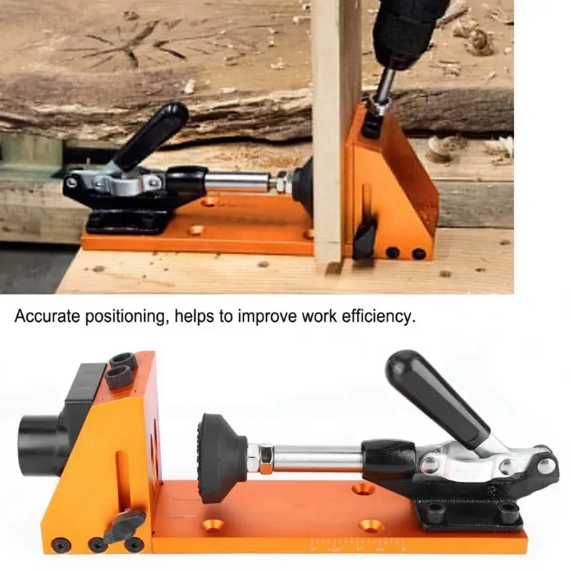 Metal Drill Bit Adapter Set Carpenter Kit System Inclined Pocket Hole Drill Bit C Base Woodworking To