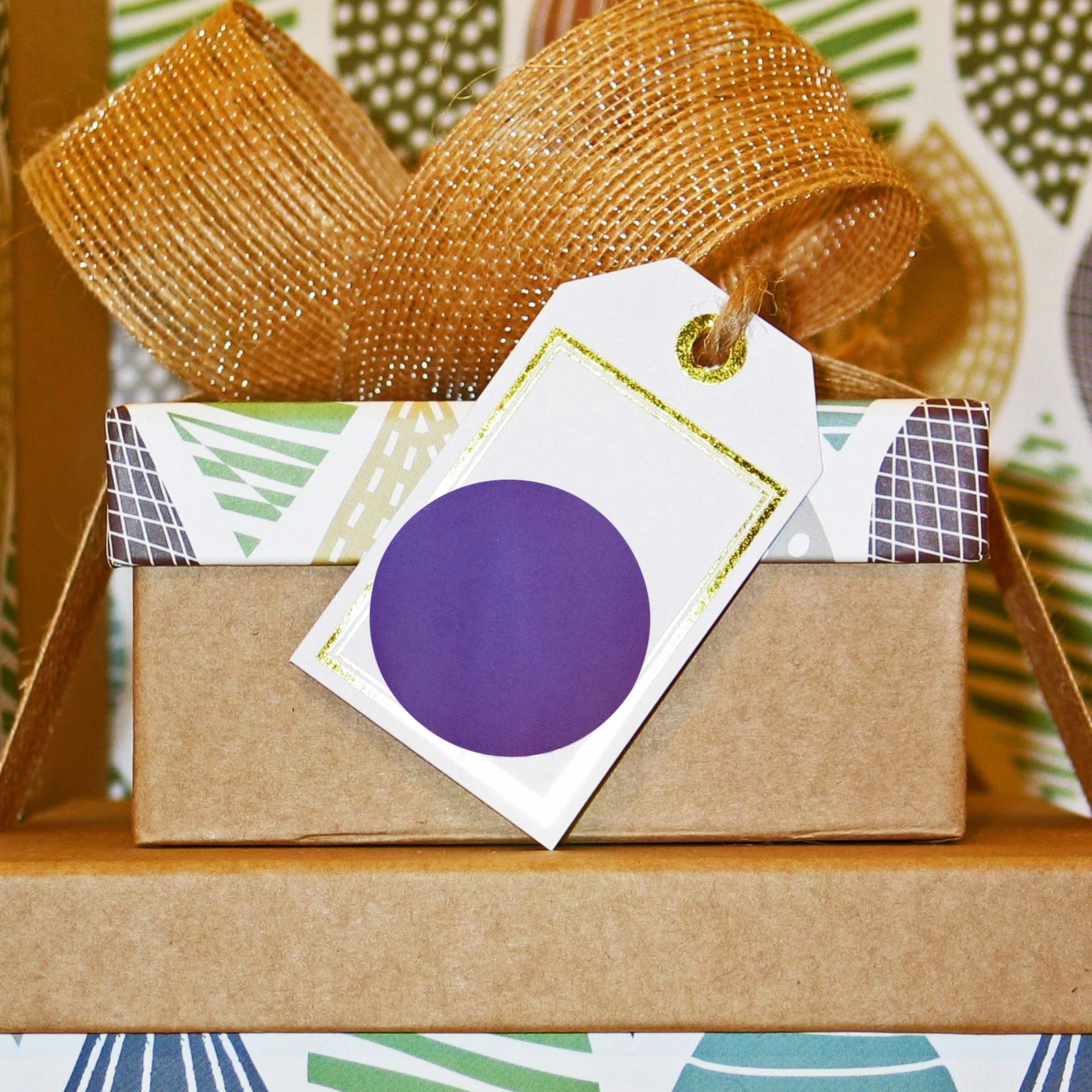 

Colored Dot Stickers Round Sealing Dots Purple Small Sticky Labels Office