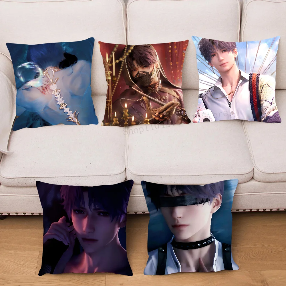 Game Love And Deepspace Rafayel Pillow Case Square Pillow Bedroom Sofa Leisure Comfort Cushion Car Living Room Home Decoration