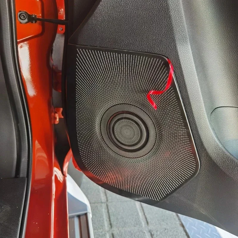For Isuzu D MAX D-MAX 2021 2022 2023 Interior Accessories Car Door Audio Speaker Loudspeaker Frame horn Decoration Cover Trim