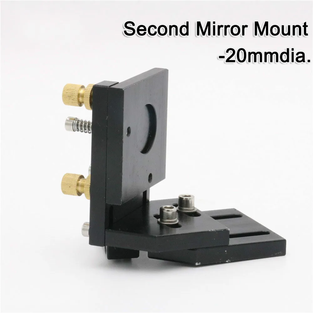 

QDHWOEL Co2 Laser Second Reflection Mirror Mount Support for Laser Mirrors 20mm