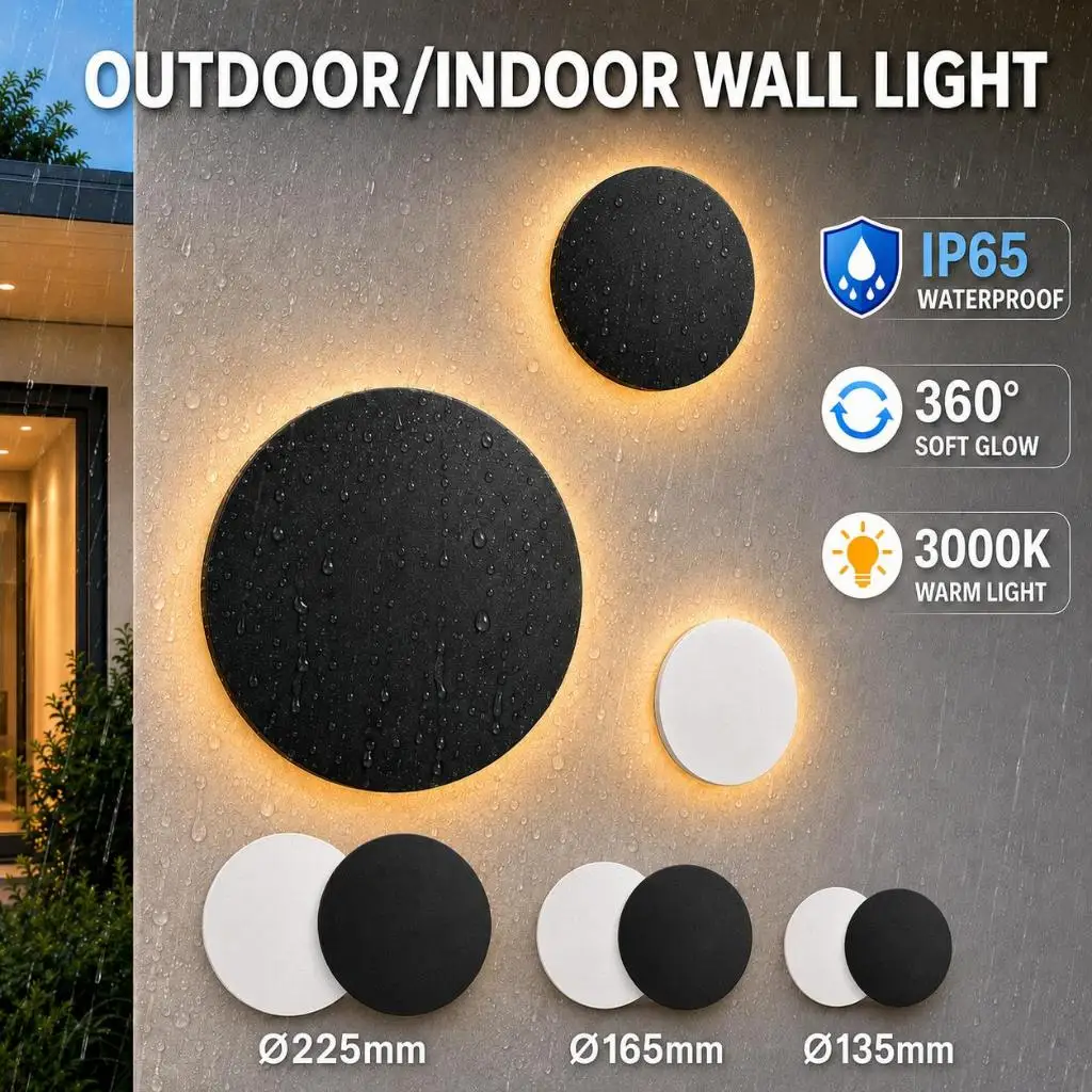 Waterproof LED Wall Lamp 12W 18W Indoor Living Room Corridor Room Decor Outdoors Modern Wall Light Court Balcony Porch Led Light