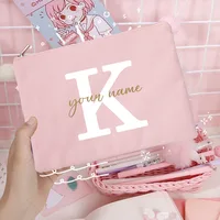 Sacs à cosmétiques de demoiselle d'honneur avec nom personnalisé, trousse de maquillage pour filles, pochette de toilette de voyage, cadeaux d'anniversaire de mariage pour elle 22