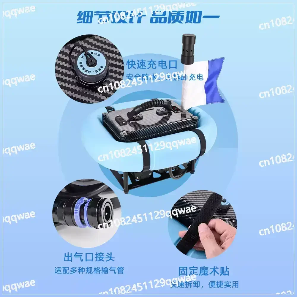 Waterproof Portable Rechargeable Underwater SD-300 Standard Edition Scuba Diving Shisha Cup Swimming 11m Diving Ventilator