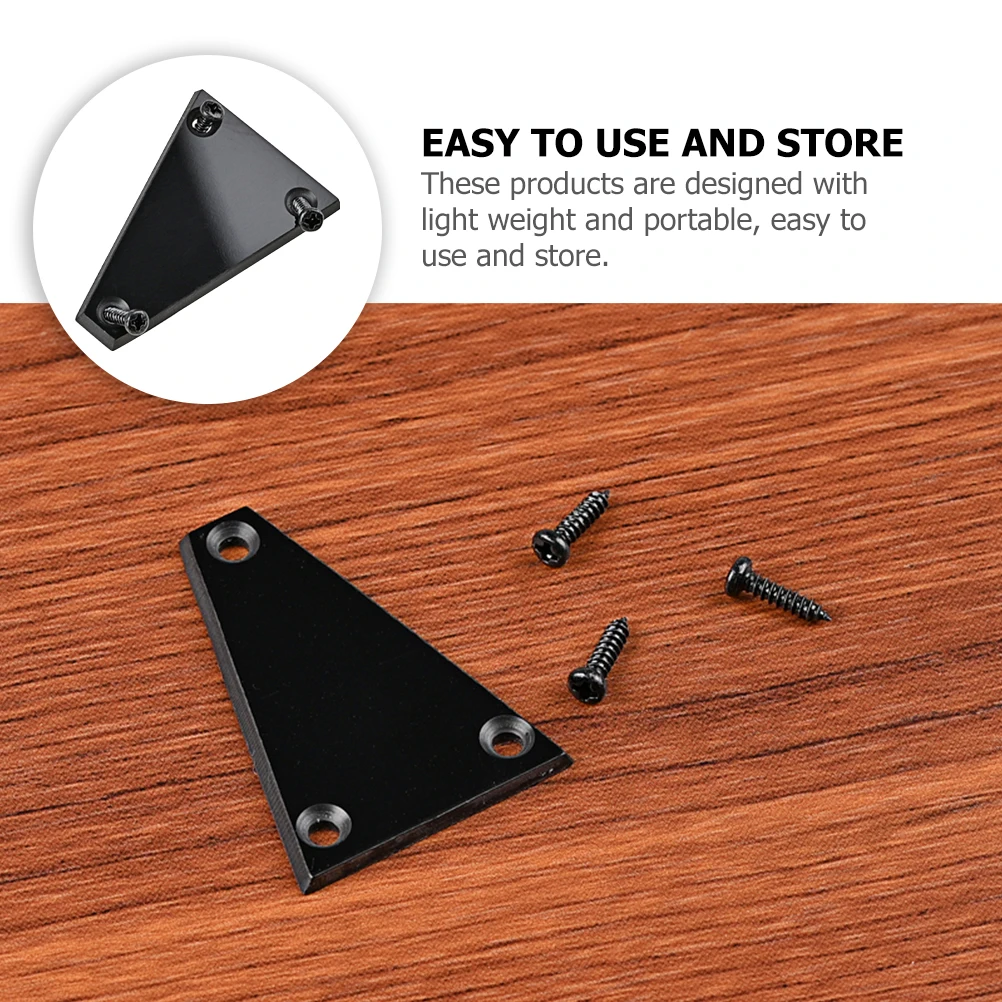 

1 Set Metal Guitar Truss Rod Cover Plate Replacement Lightweight Durable Compact Easy Install Repair Accessories For Electric