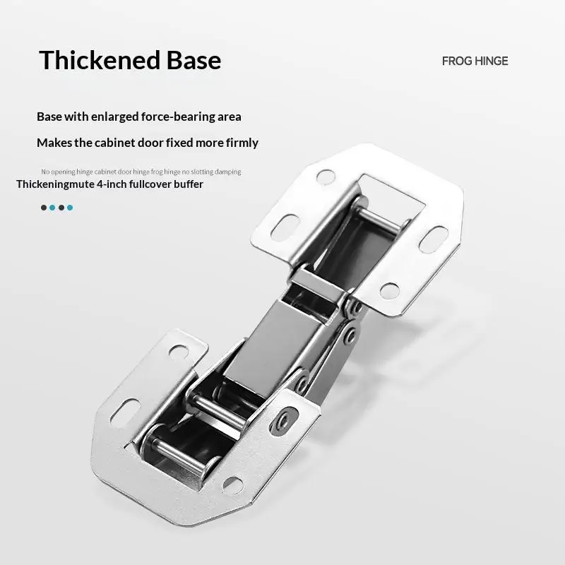 2Pcs Stainless Concealed Kitchen Cabinet Hinges Camper Car Door Support Furniture Hardware Supplies Hidden Hinges
