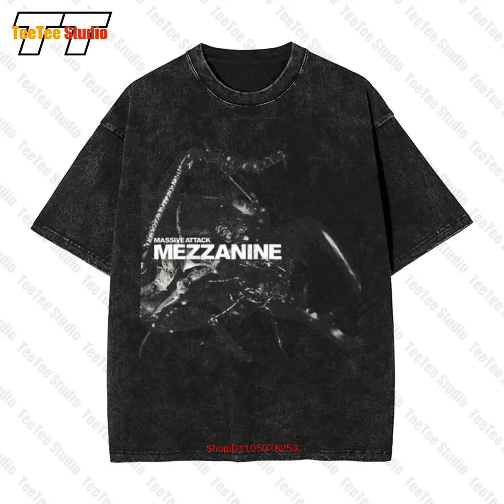 Massive Attack Mezzanine Massive Attack Album Vintage camiseta extragrande 0SGJ