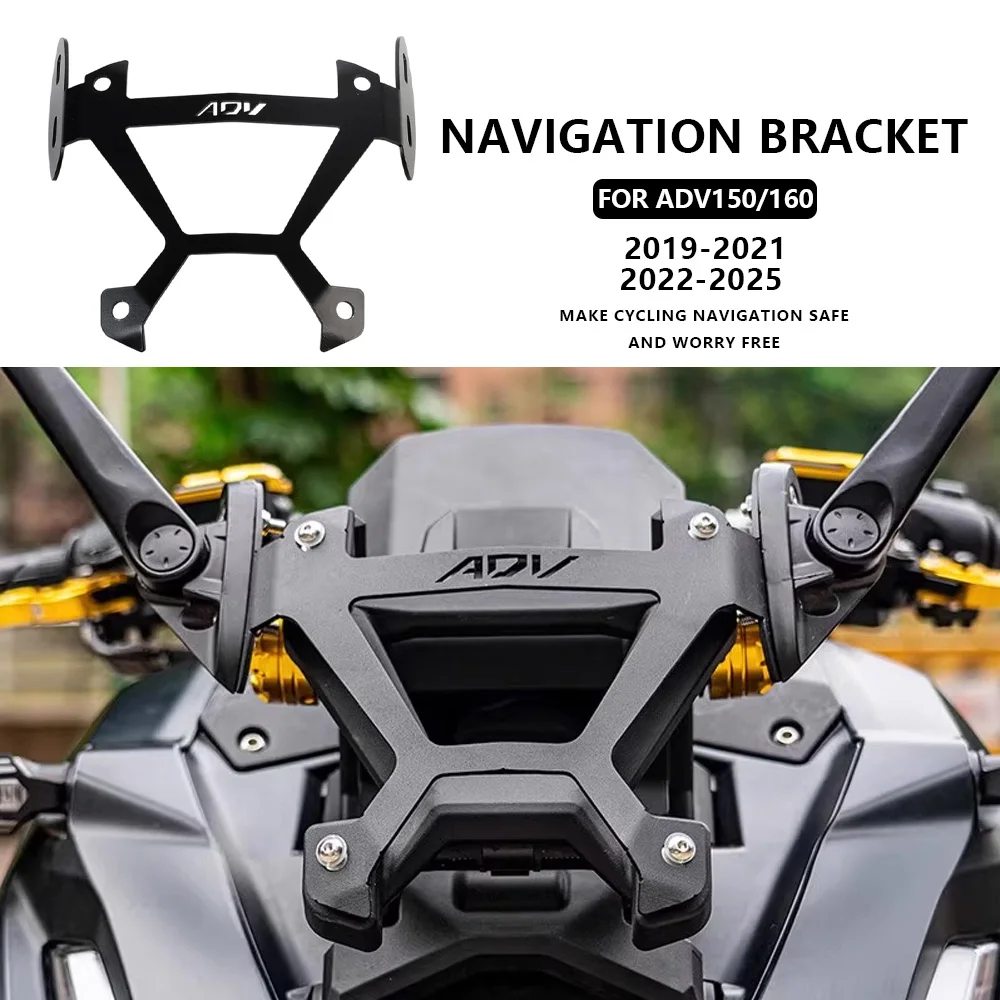 

For HONDA ADV 150 / ADV 160 Motorcycle Rear Side Mirror Fixed Holder Adapter Rearview Windshield Bracket